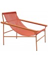 VE - Matt terracotta coated steel, embossed finish