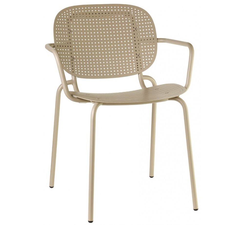 SISI dots art.2504 metal armchair by SCAB | Avant Garde