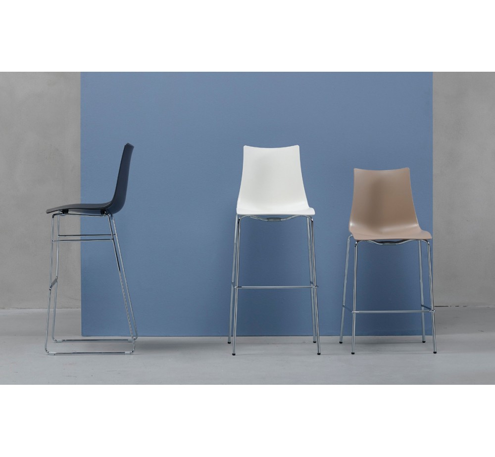 Zebra art.2565 metal barstool (h80) by SCAB | Avant Garde