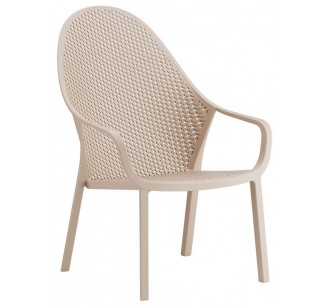 Gianet lounge cod.216 technopolymer armchair