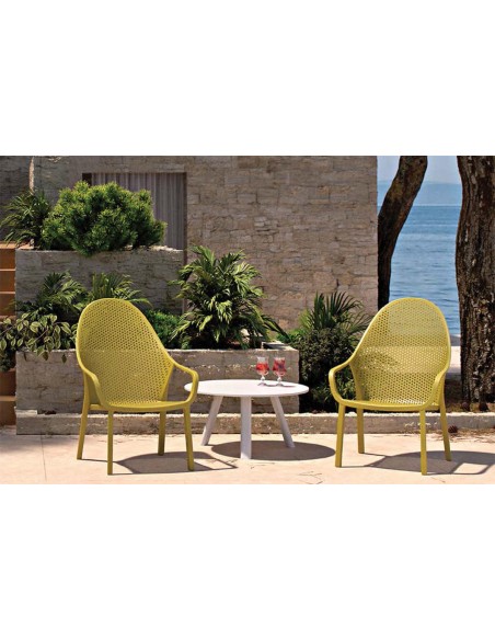 Gianet lounge cod.216 πολυθρονα technopolymer by Gaber | Avant Garde design