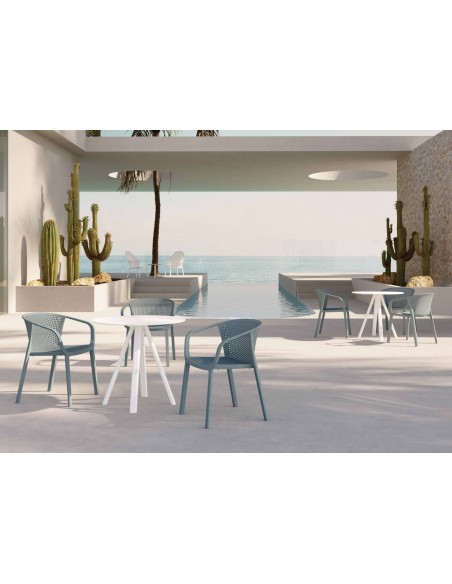 Gianet cod.215 technopolymer armchair by Gaber | Avant Garde design