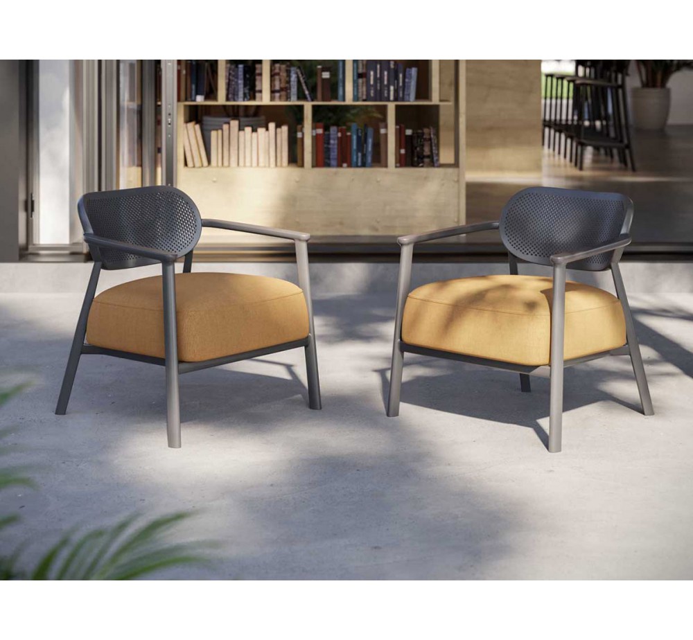 Nuta lounge technopolymer armchair by Gaber | Avant Garde design