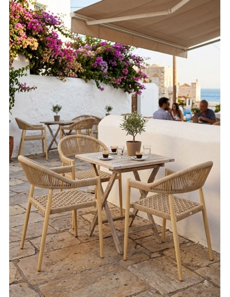 Adina armchair aluminum-rope | Avant Garde design