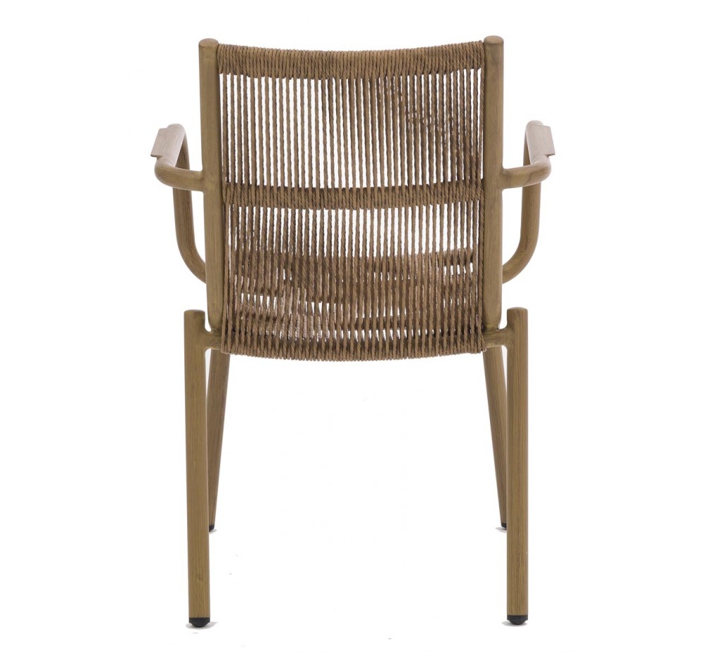 Uranus Outdoor Aluminium Rope Chair - Welded Frame | Avant Garde