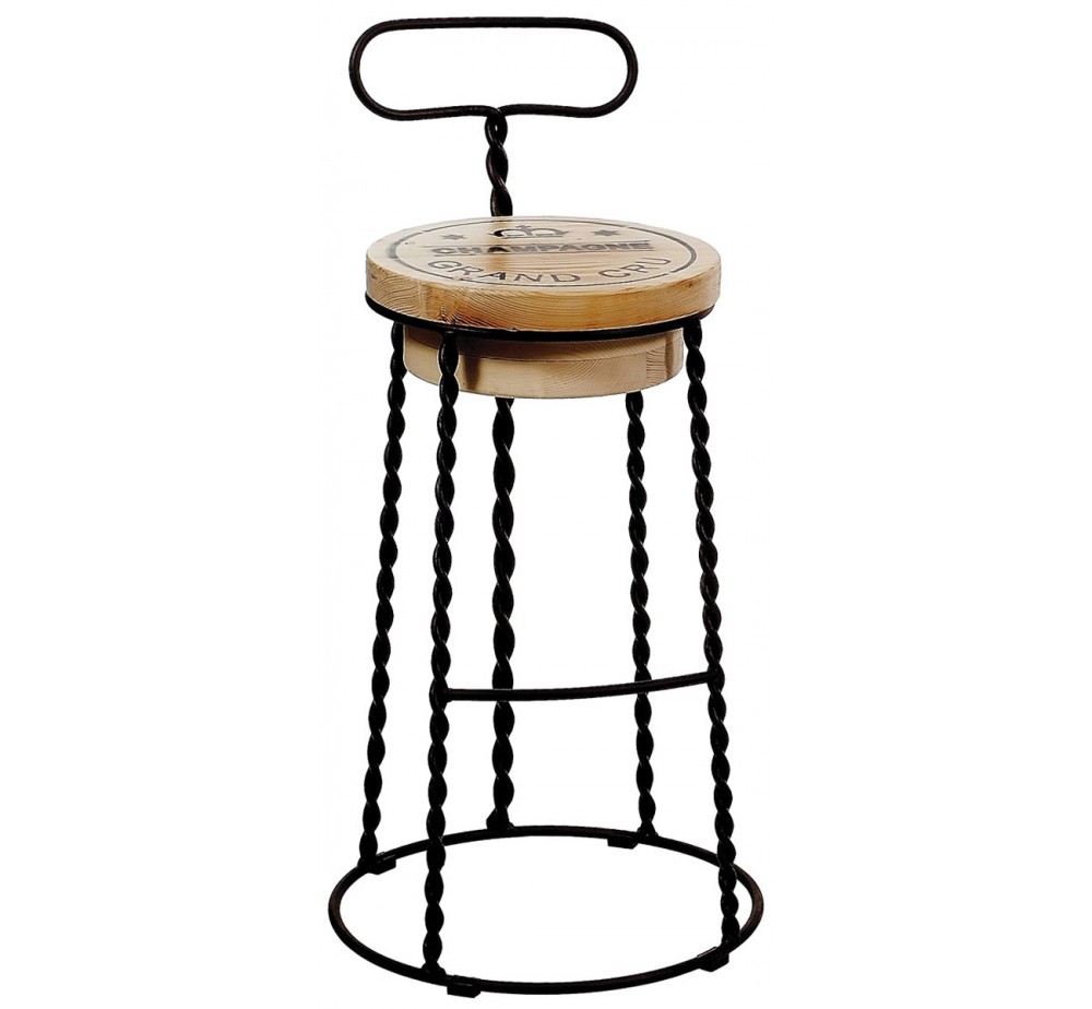 Afro metal bar stool | Avant Garde