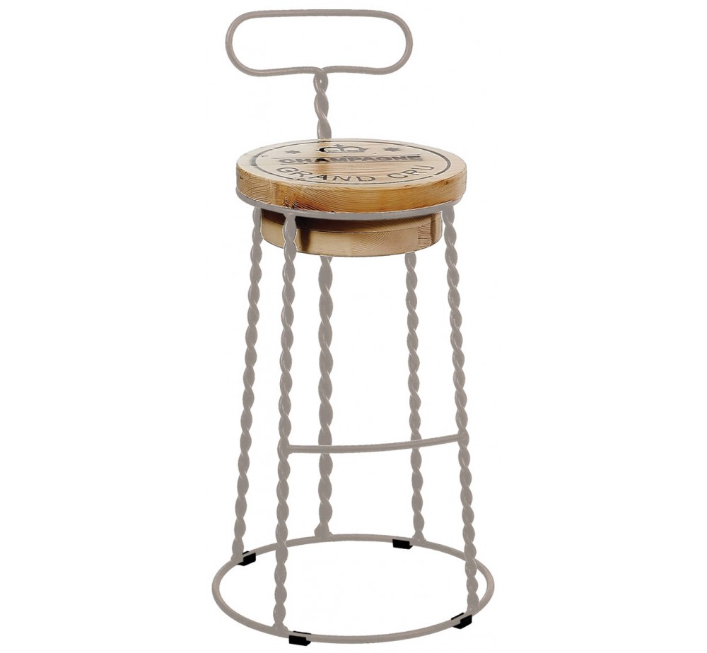 Afro metal bar stool | Avant Garde