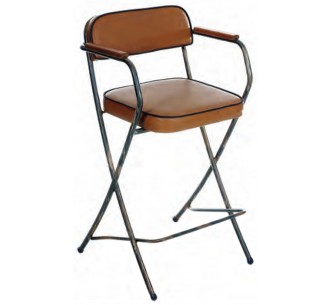 Berry metal bar stool