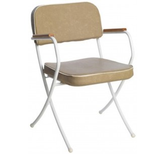 Berry metal armchair