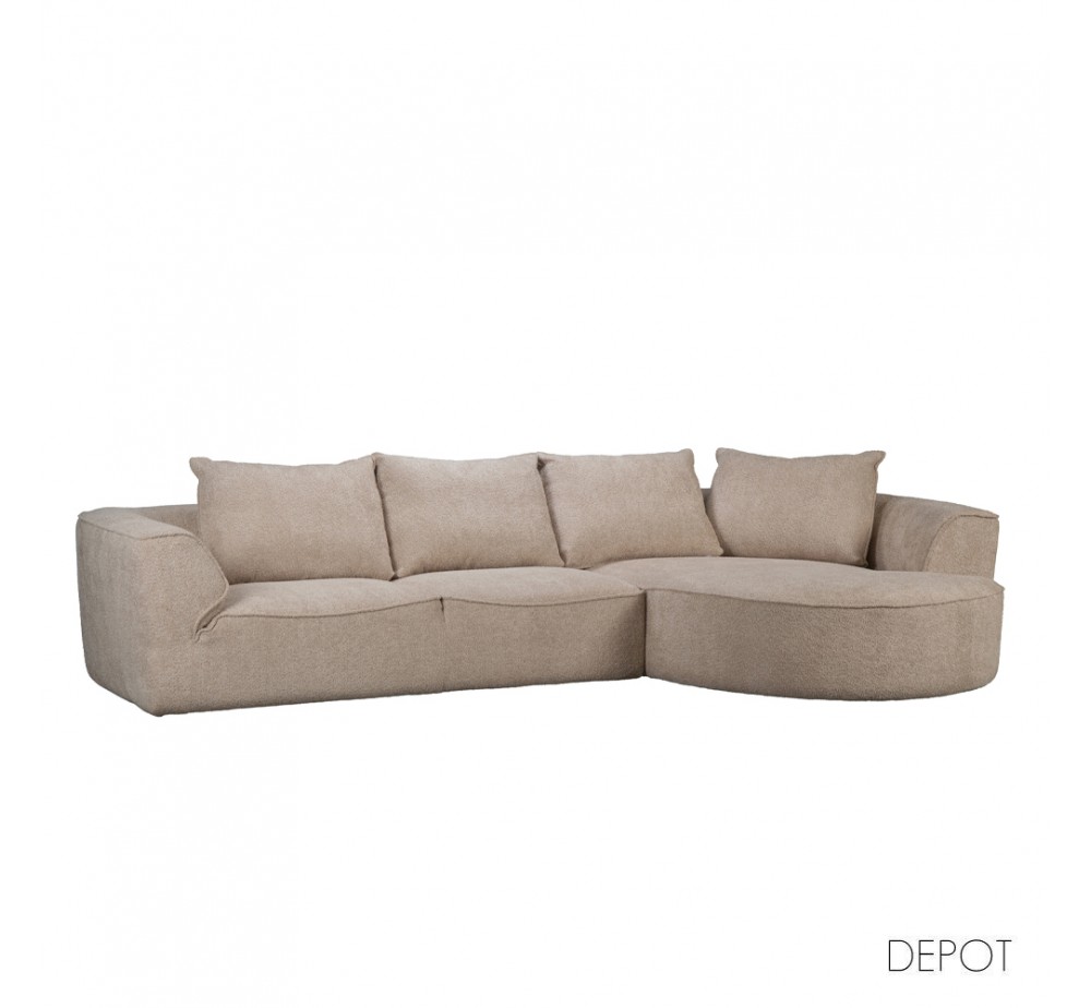 BIBO SOFA CORNER RIGHT GREZ ANTHOLOGY 02 350x192xH88cm