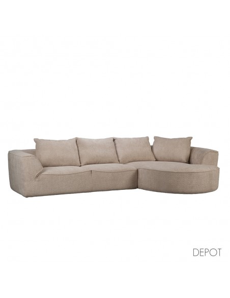 BIBO SOFA CORNER RIGHT GREZ ANTHOLOGY 02 350x192xH88cm