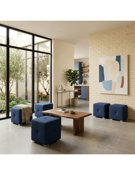 Majorca square stool - 2 years guarantee | Avant Garde
