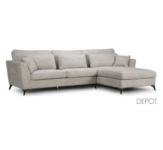 FOREVER SOFA CORNER RIGHT GREZ ANTHOLOGY 02 316x185x92cm
