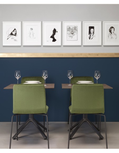 ALICE pop art.2673 metal chair by SCAB | Avant Garde