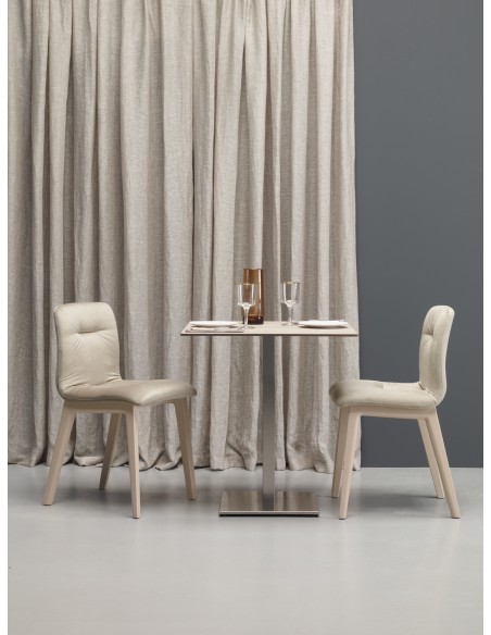 Natural alice pop art.2849 wooden chair by SCAB | Avant Garde