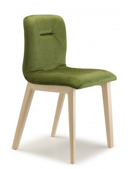 Natural alice pop art.2849 wooden chair by SCAB | Avant Garde