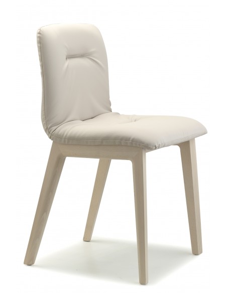 Natural alice pop art.2849 wooden chair by SCAB | Avant Garde