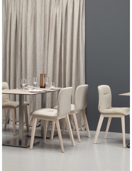 Natural alice pop art.2849 wooden chair by SCAB | Avant Garde