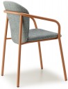 VE - Matt terracotta coated steel, embossed finish