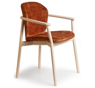 Natural finn art.2890 wooden armchair