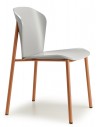 VE - Matt terracotta coated steel, embossed finish