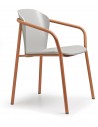 VE - Matt terracotta coated steel, embossed finish