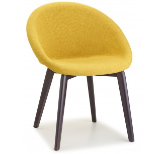 Natural giulia pop art.2828 wooden armchair by SCAB | Avant Garde