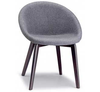 Natural giulia pop art.2828 wooden armchair