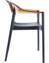Amber Transparent - Black