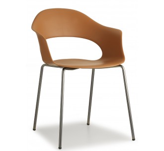 Lady B art 2696 indoor μεταλλική πολυθρόνα