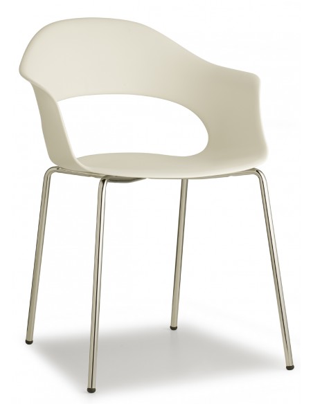 Lady B indoor metal armchair by SCAB | Avant Garde