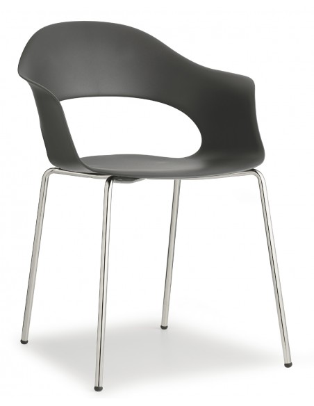 Lady B indoor metal armchair by SCAB | Avant Garde