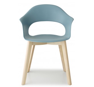 Natural lady B art.2843 wooden armchair