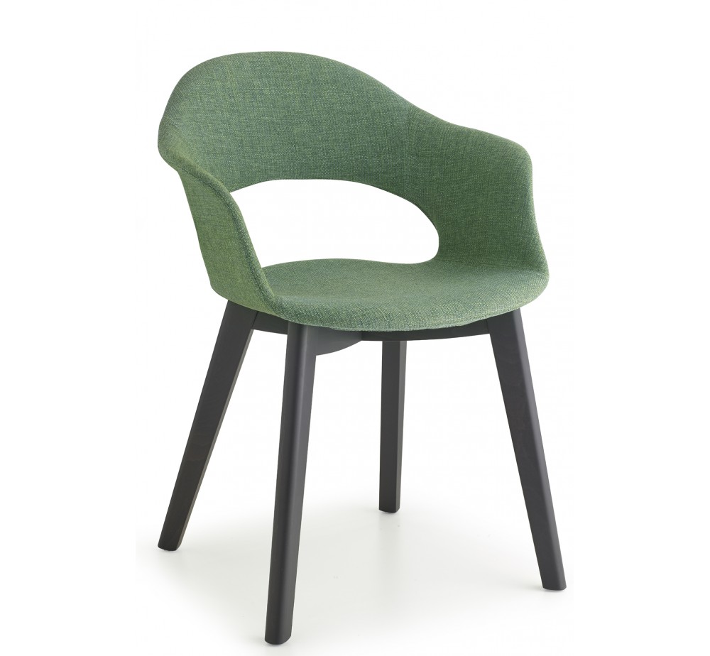 Natural lady B pop art.2844 wooden armchair by SCAB | Avant Garde