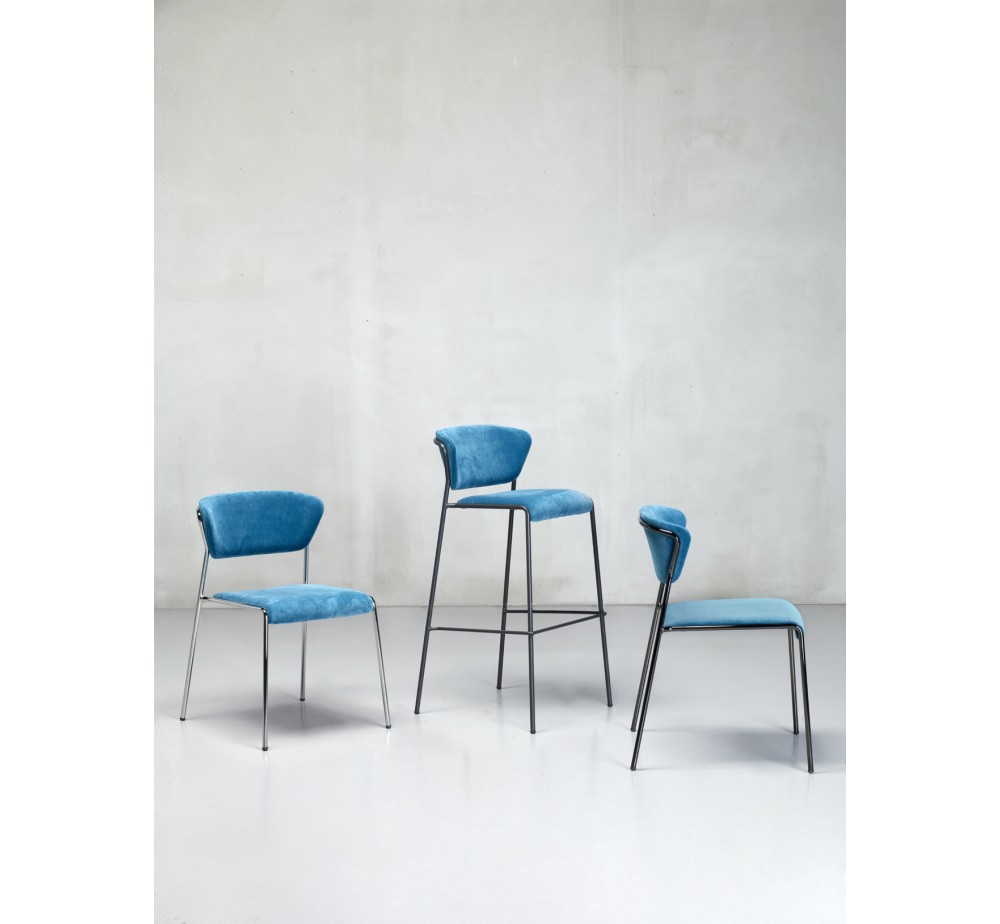 Lisa art.2855 metal barstool (h75) by SCAB | Avant Garde