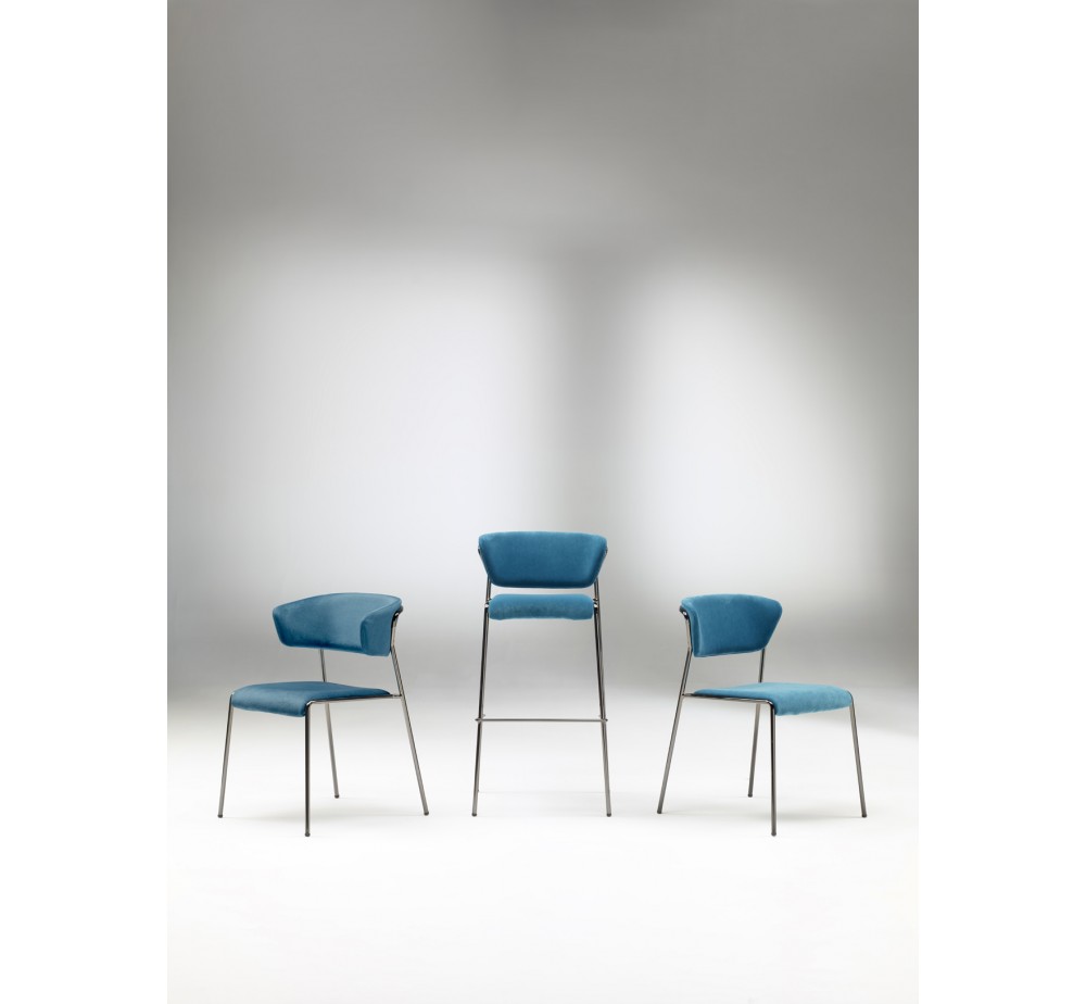 Lisa art.2855 metal barstool (h75) by SCAB | Avant Garde