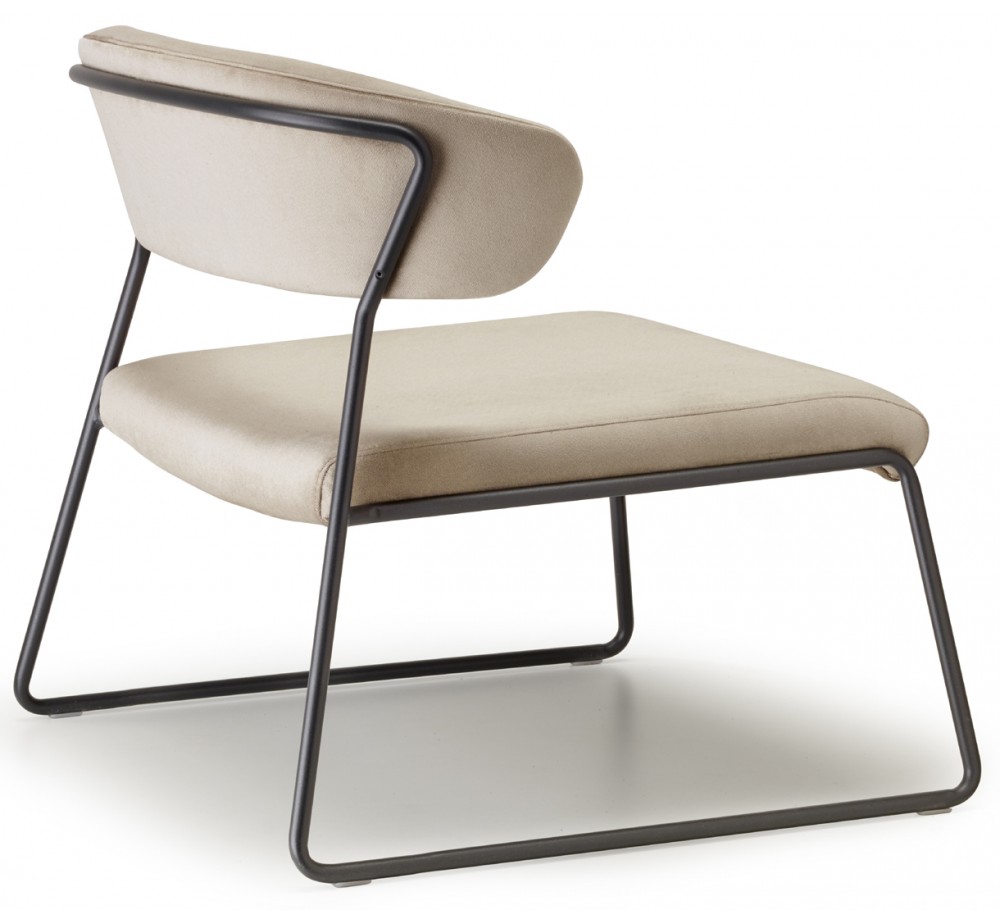 Lisa lounge art.2858 metal armchair by SCAB | Avant Garde