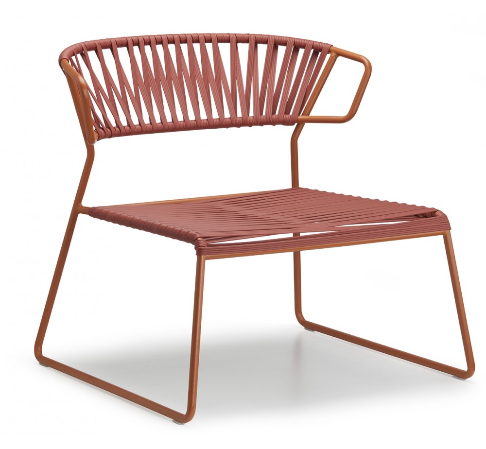 Lisa lounge club art.2877 metal armchair by SCAB | Avant Garde