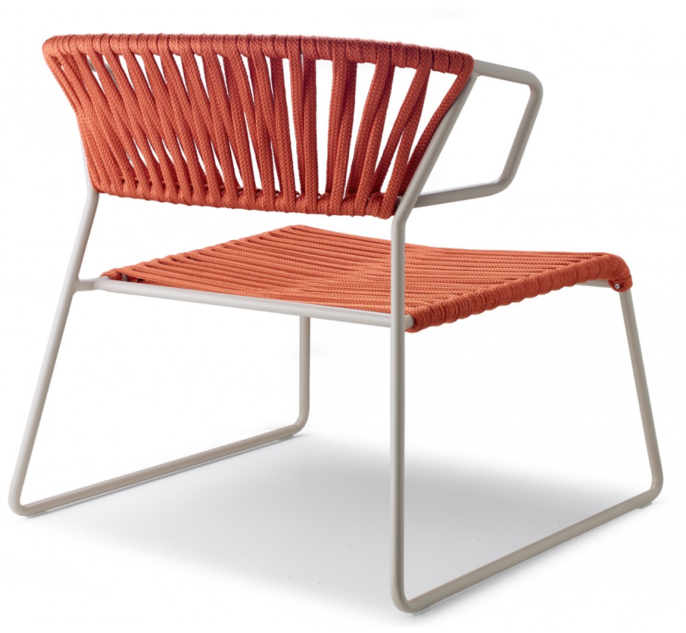 Lisa lounge filo art.2878 metal armchair by SCAB | Avant Garde