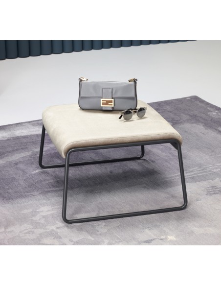 Lisa lounge art.2859 metal pouf by SCAB | Avant Garde