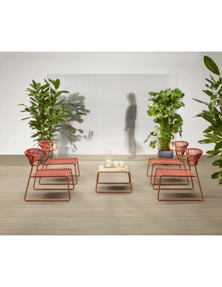 Lisa lounge art.2879 metal side table by SCAB | Avant Garde