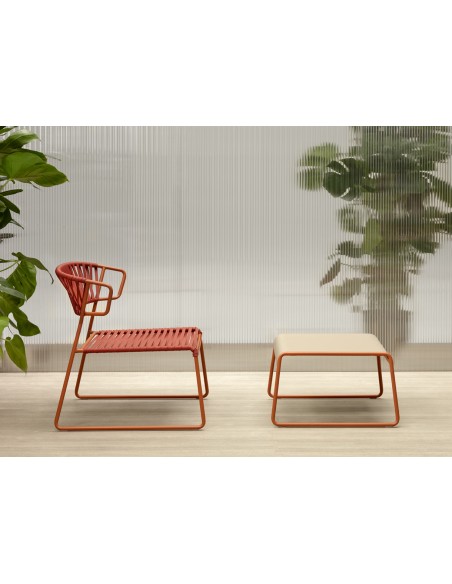 Lisa lounge art.2879 metal side table by SCAB | Avant Garde