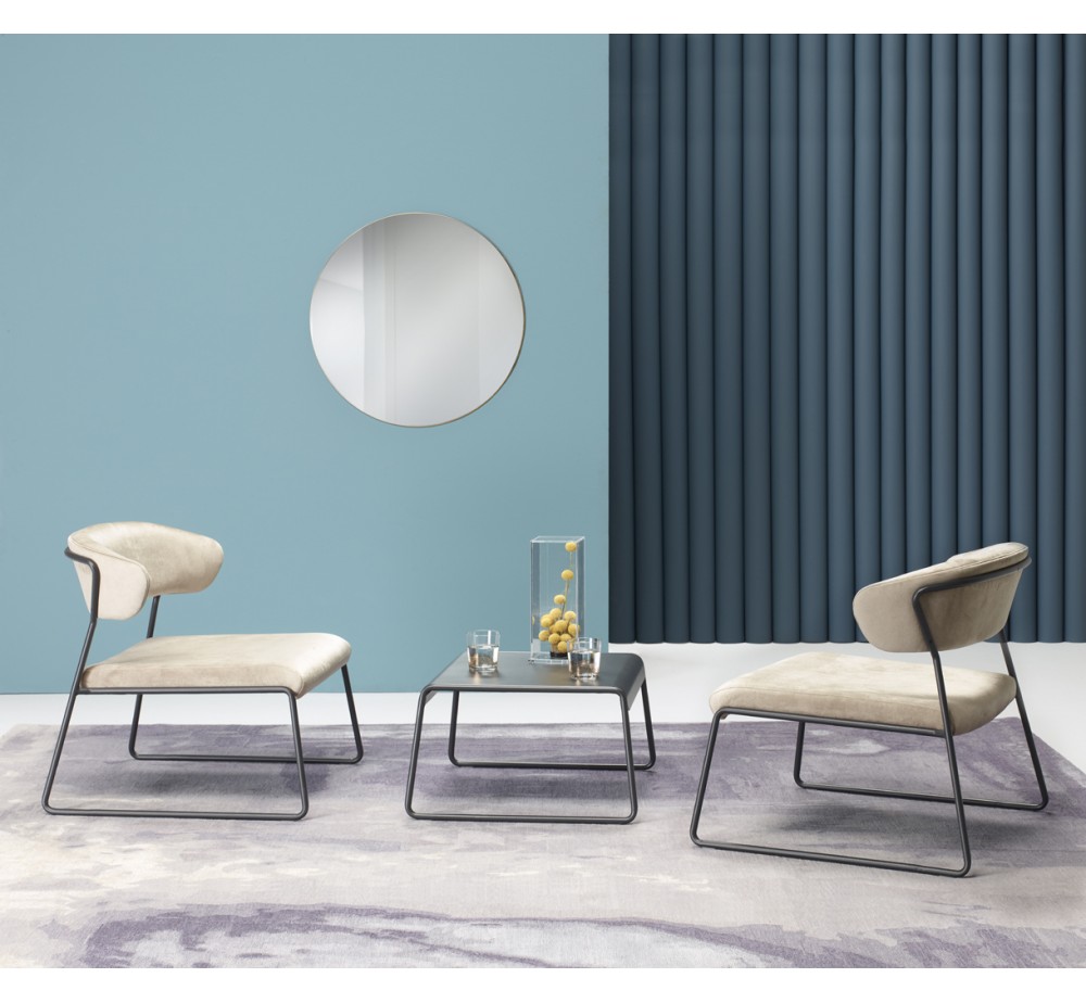 Lisa lounge art.2879 metal side table by SCAB | Avant Garde