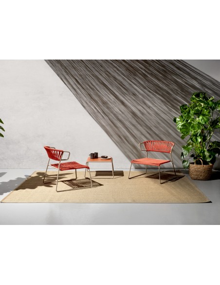 Lisa lounge art.2879 metal side table by SCAB | Avant Garde