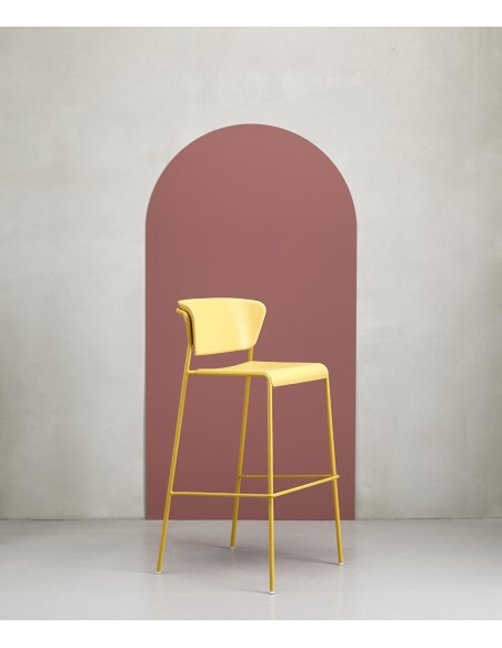 Lisa art.2868 technopolymer barstool (h65) by SCAB | Avant Garde