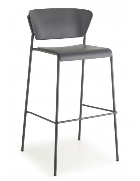 Lisa art.2881 technopolymer barstool go green (h75) by SCAB | Avant Garde