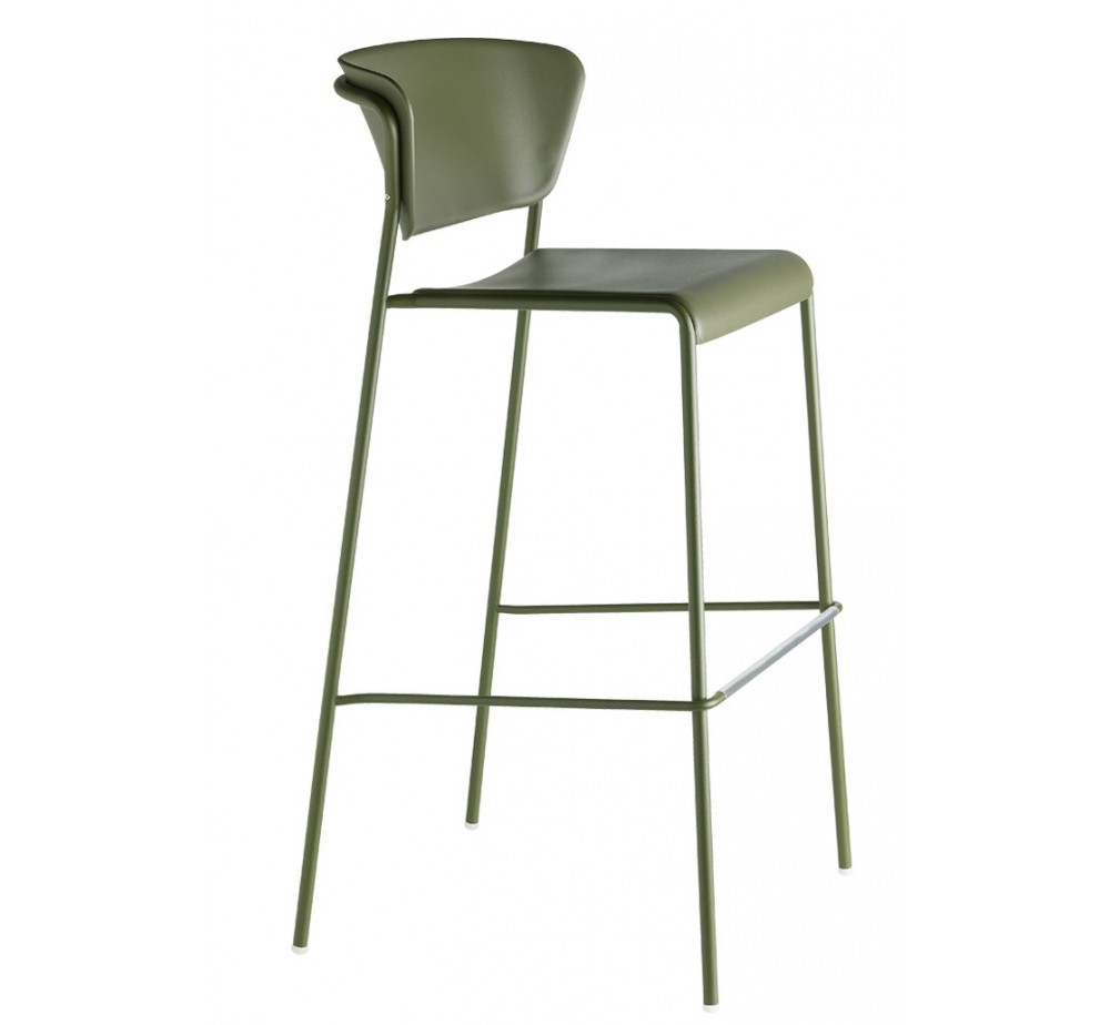 Lisa art.2881 technopolymer barstool go green (h75) by SCAB | Avant Garde