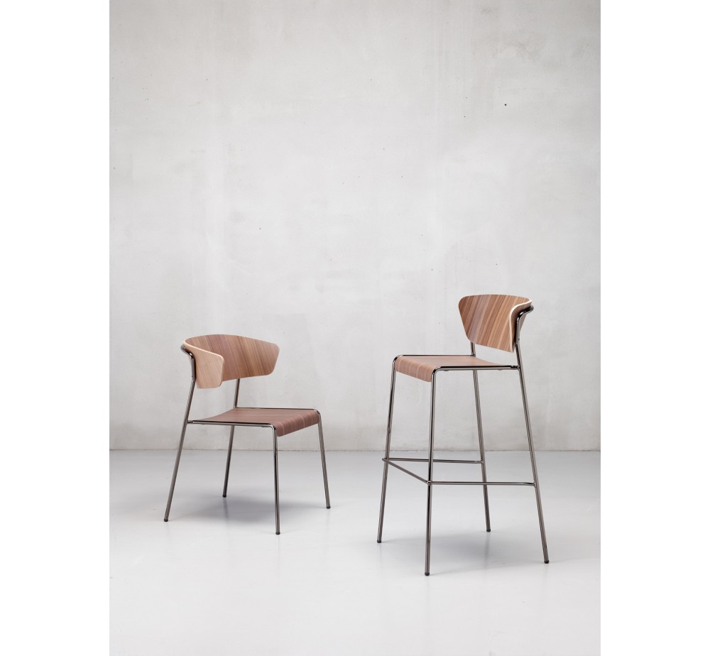 Lisa art.2854 metal barstool (h75) by SCAB | Avant Garde