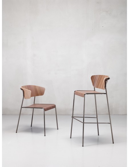Lisa art.2854 metal barstool (h75) by SCAB | Avant Garde