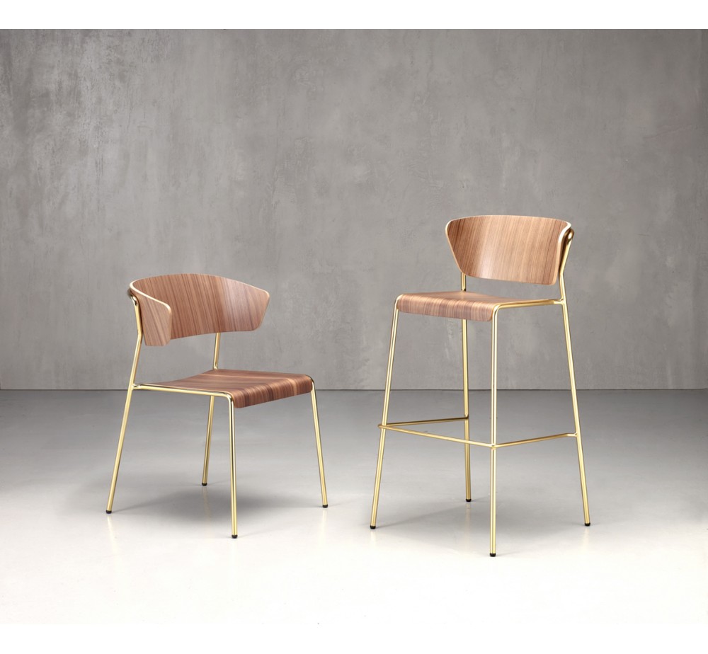 Lisa art.2854 metal barstool (h75) by SCAB | Avant Garde